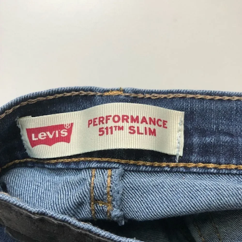 Levi’s performance 511 slim dark Wash denim jeans